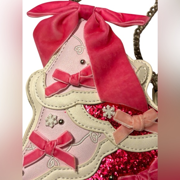 NWT•Betsey Johnson “Merry” Christmas Tree crossbody - Picture 9 of 13